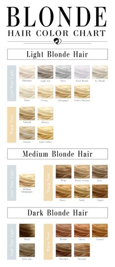 Different Types Of Blonde Hair, Different Types Of Blonde, Types Of Blonde Hair, Types Of Blonde, Champagne Blond, Dark Ash Blonde Hair, Blonde Hair Color Chart, Red Hair Color Shades, Blonde Hair Colour Shades