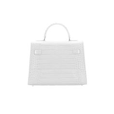 DESIGN
The stunning Kim shoulder bag is perfect for adding a dash of chic to any ensemble. Made in Italy from croco embossed calf skin, this versatile piece has an intriguing look, that will complete any style in a memorable way. This style can be used as a handbags or a shoulder bag, taking you from day to evening with ease.
DESCRIPTION
Made In ItalyCroco embossed leather with matching trimMicrofiber interiorGold-toned detailing
DETAILS
8.6"h x 4"w x 11"l3" handle drop35" to 47" detachable/adju Luxury Rectangular Shoulder Bag With Crocodile Pattern, High-end Rectangular Bag With Crocodile Pattern, High-end Rectangular Crocodile Pattern Bag, Luxury Rectangular Satchel With Crocodile Pattern, High-end Top Handle Bag With Crocodile Pattern, Formal Crossbody Shoulder Bag With Crocodile Pattern, Luxury Formal Satchel With Crocodile Pattern, Luxury Crocodile Pattern Top Handle Satchel, Designer Crocodile Pattern Top Handle Shoulder Bag