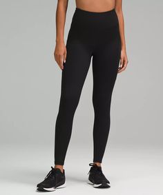 Fast and Free High-Rise Fleece Tight 28" *Pockets | Women's Leggings/Tights | lululemon Running In Cold Weather, Thermal Leggings, Women Leggings, Inner Thigh, Back Women, Lululemon Leggings, Lululemon Women, Bottom Clothes, Leggings Shop