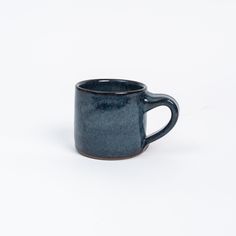 Espresso Cup in Indigo on a white background Northern Vermont, Shot Cups, Entertaining Gifts, Lantern Floor Lamp, Mini Table Lamps, Espresso Shot, Cordless Lamps, Hand Pictures, Mini Lamp