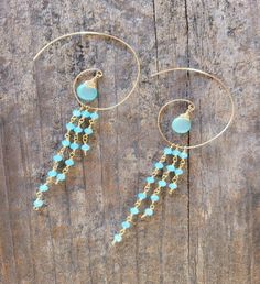 Sausalito California, Beach Jewelry Boho, Ear Art, Boho Hoop Earrings, Beaded Earrings Native, Earring Hoops, Earring Hoop, Beaded Earrings Diy, Asymmetrical Earrings