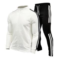 Product Description * Item: New Mens Sweat Track Suit Zip Up Comfy Joggers Pants Sportswear Gym Outdoor * Condition: 100% Brand New * Color: Black White Navy Gray Black Red White Black * Size:Asian S-3XL * Package:2pcs Track Suit (without any accessories ）    Please note: 1.Please allow a little error due to manual measurement. 2.The color maybe a little difference because of the light,screen reflection etc. 3.If you are not sure what size to choose, you can tell us your height and weight, we will recommend the right size for you. Shipping 1. Your Item(s) will be shipped within 5-15 business days once payment received. 2. Standard shipping to US/UK,you may can get it in 10-20 Business days.   Standard Shipping for Airmail via Post Office 11-30 business Days Come(approximately within 30 day Gym Outdoor, Ebay Business, Joggers Pants, Track Suit, Running Fitness, Men's Suit, Outdoor Men, Payment Received, Navy Gray