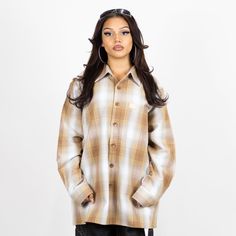 Introducing the Long Sleeve Checker Flannel Shirt! Our lightweight cotton/poly blend is extremely comfortable and provides breathability! This shirt comes in sizes S-5XL. This shirt is for both men and women Cotton/Polyester blend Manufactured by FB County Breathable fabric Fb County, Checkered Shirt, Blue White And Black, Flannel Shirt, Black And Tan, Grey And White, Breathable Fabric, White And Black, Black And Grey