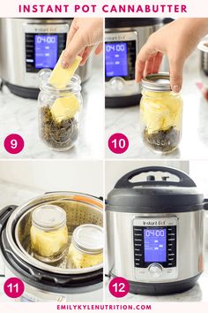 instructions for how to make instant pot cannabutter in the pressure cooker