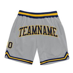 Cheer on the custom fashion basketball shorts. These shorts feature custom name number and a comfortable elastic waistband. Whether hitting the town or sinking into the couch, these shorts will perfectly finish any sports fashion look.Features: 1. Material: 100% polyester mesh 2. Stitched team or player name and numbers 3. Knit rib waistband, Rib welt pockets at side, Lined polyester mesh 4. Breathable & Quick-Drying; Exquisite stitching not easy to fall off 5. Moisture-wicking fabric has spongy Logo Wear, Blue Football, Orange Texas, Sports Fashion, Navy Gold, Basketball Shorts, Baseball Shirts, Short Jacket, Logo Color