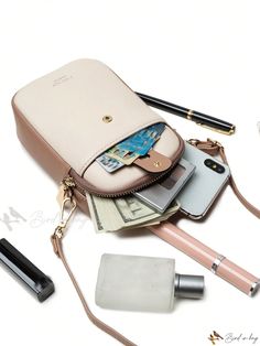 Bird in Bag - 2024 Spring New Korean PU Buckle Vertical Zipper Shoulder Bag - Professional White Mobile Wallet. A Trendy Multi-Functional Ladies Shoulder Crossbody Bag for College Style Students and Casual Everyday Use. Beige Portable Phone Bag For Everyday, Beige Portable Phone Bag, Portable Beige Phone Bag For Daily Use, Portable Beige Phone Bag For Everyday Use, Multifunctional Phone Bag With Zipper For Everyday Use, Beige Phone Bag With Zipper For Travel, Versatile Beige Phone Bag With Zipper, Versatile Beige Phone Bag With Zipper Closure, Everyday Beige Phone Bag With Zipper Closure