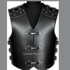 New Men's 3MM Thick Vest, Motorcycle Vest, Club rider Biker Vest, Black Genuine Cow leather Vest Item Feature New with tags Genuine Cowhide Letaher 3MM Thick Leather Soft Silk Lining  Original Brass Material Heavy Duty Clasps  Will be best leather Vest in your wardrobe    We will Deliver This item Same as Shown in Picture Its Our Grantee Buy With Confidence     We can Offer you customized size/ customized design and Color Changes You can also ask us for Color change and custom measurements. Cust Moto Biker Jacket With Rivets For Biker Events, Black Leather Biker Jacket With Rivets, Gothic Black Leather Biker Jacket, Biker Jacket With Rivets For Biker Events, Biker Style Jacket With Rivets For Biker Events, Black Biker Jacket With Rivets, Black Leather Jacket With Rivets For Biker Events, Black Punk Biker Jacket For Outdoor, Black Gothic Leather Jacket For Biker Events