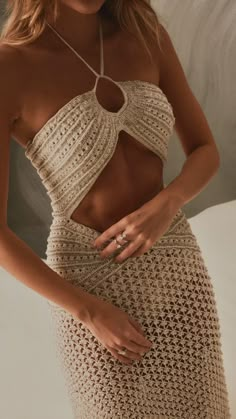 crochet Crochet Top Aesthetic, Top Aesthetic, Macrame Dress, Mode Crochet, Crochet Clothes Patterns, Clothes Patterns, Summer Crochet, Crochet Fashion