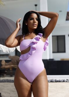 Description: One-piece Lilac swimsuit, with one shoulder strap and the opposite one with a bolero on the quilted shoulder, a versatile piece that adapts to all types of bodies. Moderate coverage. Adjustable in the back. Color may vary due to lighting on images. The product images (without model) are the closest to the true color of the product. Runs true to size. 𝑺𝒊𝒛𝒆 𝑪𝒉𝒂𝒓𝒕: • 2-4 Small • 6-8 Medium • 10-12 Large 𝑺𝒉𝒊𝒑𝒑𝒊𝒏𝒈 • This Item ships for free. 𝑹𝒆𝒕𝒖𝒕𝒏𝒔 • Returns (For Summer One-shoulder Swimwear, Summer One Shoulder Lined Swimwear, Summer One-shoulder Lined Swimwear, One Shoulder Lined Beachwear Swimwear, One Shoulder Lined Body Swimwear, One-shoulder Lined Swimwear, One Shoulder Lined Swimwear For Pool, One-shoulder Swimwear For Pool, One-shoulder Lined Swimwear For Pool