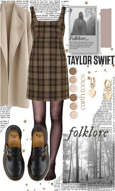 Folklore Wardrobe, Folklore Fashion Taylor Swift, Folklore Outfit Concert, Folklore Taylor Swift Clothes, Taylor Swift Folklore Costumes, Taylor Swift Outfit Inspo Folklore, Taylor Swift Eras Costume Evermore, Taylor Swift Folklore Tour Outfits, Taylor Swift All Eras Outfit