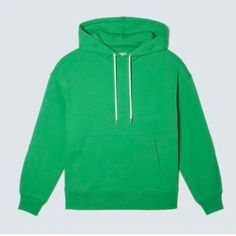 Everlane Green Track Organic Cotton Pullover Hoodie Sweatshirt. Available In Size Xsmall & Small, Oversized Fit. New With Tags, No Flaws. Gorgeous Spring Green Color. 100% Organic Cotton. Oversized Green Sporty Hoodie, Oversized Cozy Green Hoodie, Oversized Green Hoodie With Double-lined Hood, Green Oversized Hoodie Sweatshirt, Oversized Green Hooded Hoodie, Green Oversized Hooded Hoodie, Relaxed Fit Green Hooded Sweats, Oversized Green Casual Hoodie, Green Hooded Sweats For Fall