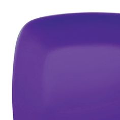 a purple square plate on a white background