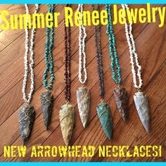 Arrowhead Necklaces. Pick One From The Listing. Boho Chic Spring! Arrowhead Necklace, Pick One, Boho Chic, Beading, Womens Sizes, Women Jewelry, Necklaces, Beads, Women Shopping