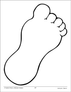 the foot is shown in black and white, as well as an image of it