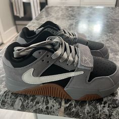 These Are A Pair Of Travis Scott Sneakers For Boys Size 6.5 Brand New Travis Scott Sneakers, Sneakers For Boys, Boys Sneakers, Nike Shoes Sneakers, Travis Scott, Kids Nike, Kids Shoes, Nike Shoes, Shoes Sneakers