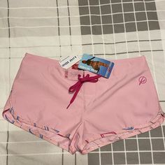 New With Tags. These Low Rise Shorts Have A Hook And Loop Velcro Secure Fly And Front Drawstring Tie. There Is Detailed Reinforce Stitching For Durability. Quick Dry Material. Great Quality Swim Shorts For A Fun Day At The Beach, Pool Or Water Park. Perfect Choice For Summer Look That Is Comfortable And Stylish. Size 9. See Pictures For Approx Measurements. (Activewear, Swimsuit) Pink Swim Trunks With Built-in Shorts For Beach Season, Beachwear Swim Trunks With Built-in Shorts For Summer Activities, Short Swimwear For Summer Activities, Beachwear Bottoms For Summer Activities, Short Bottoms For Summer Beach Activities, Pink Beachwear Swim Trunks For Pool, Beachwear Shorts For Summer Activities, Sporty Beach Season Bottoms For Summer Activities, Short Beachwear Bottoms For Summer Activities