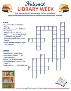 the national library week crossword puzzle