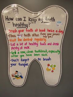 Teaching With Terhune: Dental Health Dental Health Preschool Crafts, Dental Health Unit, Dental Health Week, Hygiene Activities, Health Unit