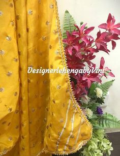 Custom made dupatta perfect for all festive and wedding occasions and goes with anarkali suits And lehenga choliNote: The shipping will be through FedEx or DHL.Manufacturing time- 7 days. Gold Raw Silk Lehenga With Dupatta, Gold Lehenga With Dupatta In Raw Silk, Gold Lehenga In Art Silk For Festivals, Gold Sharara With Zari Work For Festivals, Traditional Drape Gold Lehenga With Dori Work, Festival Gold Dola Silk Sharara, Gold Banarasi Silk Choli With Zari Work, Gold Chanderi Lehenga With Gota Work, Gold Chanderi Choli For Festivals