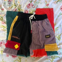 These Work Pants Are Perfect For Building Outfits Or And Showing Off Your Street Style! They Have Never Been Worn And Are In Perfect Condition. Originally Bought At 62 Usd But They Do Not Fit. Measurements Thigh9.5 In Waist 12 In Inseam 24 In Please Message Me With Any Questions! I Would Be Happy To Answer Them! Bundles And Offers Welcome #Streetwear #Preloved #Nyc #Kpop #Punk Trendy Patchwork Bottoms For Streetwear, Casual Wide Leg Cargo Pants With Patchwork, Trendy Baggy Patchwork Pants, Casual Wide-leg Patchwork Cargo Pants, Trendy Patchwork Pants, Baggy Multicolor Bottoms For Streetwear, Baggy High Waist Multicolor Bottoms, Casual Wide Leg Patchwork Cargo Pants, Baggy Patchwork Bottoms For Streetwear