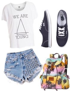 Outfits With Backpacks, College Outfits Winter, Fall College Outfits, Casual Chic Outfits, Mode Hipster, Summer Outfits For Teens, Outfits For School, Outfits Polyvore, Hipster Outfits