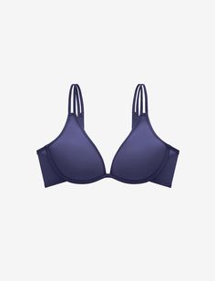 ThirdLove Bare Mesh Plunge Bra in Indigo size 30B Sheer Bra, Mesh Bra, Plunge Bra, Mesh, Bra