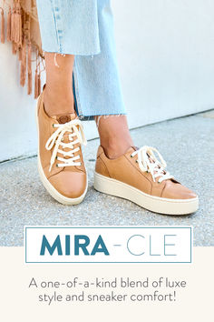 The MIRA'S sporty platform is set at precisely the right height to give you the perfect lift. Shop MIRA and more on bornshoes.com today. Leather Wedge Sneakers For Spring, Leather Slip-on Wedge Sneakers, Spring Suede Lace-up Platform Sneakers, Spring Lace-up Suede Platform Sneakers, Fall Everyday Sneakers With White Sole, Spring Leather High-top Platform Sneakers, Spring High-top Leather Platform Sneakers, Suede Sneakers With Textured Sole For Fall, Fall Suede Sneakers With Textured Sole