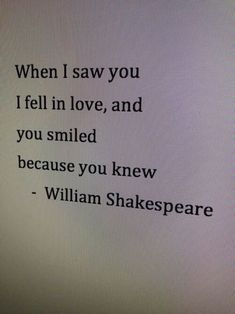 shakespeare quote about love and being in love