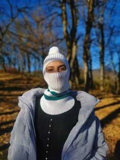 The Knitted Balaclava hat is warm and comfortable to wear in autumn and winter. It can be used as face mask. The stylish and elegant design and nice colors make it fun to wear. Casual Knitted Full Face Bonnet, Winter Outdoor Bonnet - One Size Fits Most, Full Face Cold Weather Hat, One Size Fits Most, One Size Full Face Hat For Cold Weather, Cold Weather Full-face Hat, Casual Windproof Balaclava One Size, Casual Warm Balaclava One Size, Casual Full Face Beanie For Winter, Casual White Balaclava