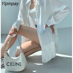 Shipping: Worldwide Express Shipping AvailableDelivery time: 🚚7-15Days Fast ShippingReturns: Fast refund,💯100% Money Back Guarantee.Brand Name: ZadilyFabric Type: ChiffonPattern Type: stripedThickness: ThinOrigin: Mainland ChinaCN: GuangdongClothing Length: LongMaterial: PolyesterDecoration: TASSELMaterial Composition: Synthetic fiberSleeve Length(cm): FullRelease Date: Autumn 2022Clothing Patterns: STRAIGHTPlace Of Origin: China (Mainland)Shirts Type: Casual ShirtsModel Number: Drop ShippingF Chic Blouse With Tassels For Vacation, Chic Tasseled Blouse For Vacation, Chic Vacation Blouse With Tassels, Chic Summer Blouse With Tassels, Casual Fringe Blouse For Spring, Chic Long Sleeve Blouse With Tassels, White Shirt Women, Tassel Shirt, Women Street Style