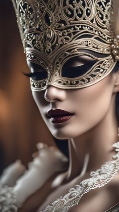 Female Mask, Wearing A Mask, Gothic Fantasy Art, Masks Art