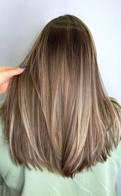 Straight Medium Length Haircut, Brown Ombre Hair, All Of, Blonde Hair Inspiration