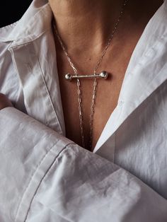 A minimalist design on Sterling silver 925 fully handmade.This  lariat necklace upgrades all outfits.  All of my pieces are fully handcrafted please allow for small variances from piece to piece, as this is the feature of owning one of the kind handmade jewelry. It might also like https://www.etsy.com/listing/498139342/sterling-silver-earringsdrop Feel free to ask me for personal orders or further questions. Sterling Silver Long Chain Necklace, Silver Minimalist Chain Necklace For Layering, Everyday Silver Jewelry With Adjustable Length, Minimalist Lariat Necklace With Silver Chain, Minimalist Silver Lariat Chain, Silver Delicate Chain Lariat Necklace, Minimalist Lariat Necklace With Clavicle Chain For Layering, Silver Sterling Silver Lariat Pendant Necklace, Handmade Sterling Silver Lariat Necklace With Pendant