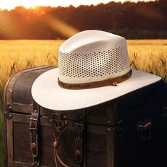 For those looking for something different, The Stetson Airway Panama Safari hat elevates your fashion and style to new heights. Woven with the care and detail that you come to expect from Stetson, this grade 3 panama hat is made in Ecuador from Genuine Panama Straw. The Smooth Leather Hat Band and Leather Chin strap provides both functionality and style. This hat screams adventure, but can also tone that down and become the traditional Panama Hat that many have come to love. This hat is UPF 50+ Country Style Hat Bands For Spring Travel, Country Style Fedora For Spring Travel, Country Style Travel Hat For Spring, Classic Summer Visor Hat, Western Style Travel Hat For Spring, Fitted Summer Hat For Outdoor, Adjustable Summer Outdoor Hat, Fitted Summer Outdoor Hat, Casual Panama Visor Hat For Travel