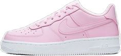 Pink Nike Skate Shoes For Sports, Pink Sneakers For Skateboarding, Sporty Pink Nike Air Force 1 For Streetwear, Nike Pink Skate Shoes For Sports, Pink Low-top Skate Shoes For Skateboarding, Pink Round Toe Sneakers For Skateboarding, Casual Nike Air Force 1 With Gum Sole, Casual Pink Nike Air Force 1 For Streetwear, Casual Pink Nike Air Force 1 With Gum Sole