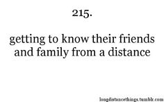 a quote that reads, 25 getting to know their friends and family from a distance