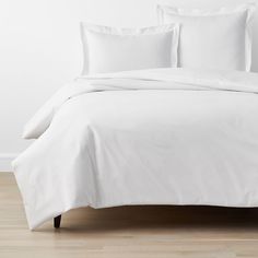 Percale Duvet Cover, Top Of Bed, Organic Bedding, Full Duvet Cover, White Duvet Covers, The Company Store, Percale Sheets, Organic Cotton Duvet Cover, Duvet Bedding