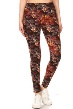 5-inch long YOGA style banded lined abstract paisley printed knit legging with high waist. Fabric Contents POLY SPANDEX Abstract Paisley, Top Pearl, Yoga Style, Fall Leggings, Knit Leggings, Yoga Fashion, Online Shopping Clothes, Paisley Print, Layered Necklaces