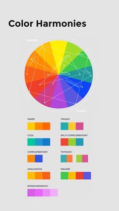 the color wheel with different colors on it