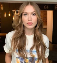 Light Brown Hair Ideas, Hairstyle For Fine Hair, Blonde Light Brown Hair, Brown Hair Ideas, Hair Color Light Brown, Long Light