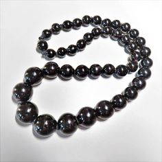 Antique Victorian 3/4" Whitby Jet Beads Mourning Necklace Concealed Push Clasp | eBay Royal Jewelry, Antique Victorian, Antique Vintage, Antique Jewelry, To Work, Hand Carved, Vintage Jewelry, Necklaces, Beads