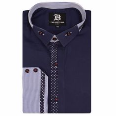 Men's Italian Style Slim Fit Navy shirt is available in long sleeves, button down collar and double button cuffs. It is made of 100% cotton, hence providing a luxurious and smooth feel while you are enjoying your time. Formal Shirt, Men Shirt Style, Navy Shirt, Clothes Horse, Formal Shirts, Button Down Collar, Italian Style, Shirt Style, Button Downs