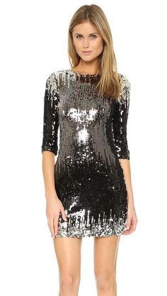 BB Dakota Elise Sequin Dress Plus Size Holiday Dresses, Cocktail Dress Code, Simple Long Sleeve Dress, Christmas Sweater Dress, Plus Size Cocktail Dresses, Dress 2015, Holiday Party Dresses, Bb Dakota, Favorite Dress