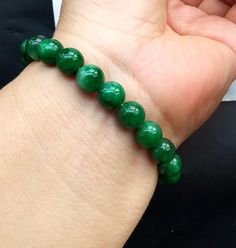 6mm-12mm,Round green Jade stone beaded Man Women Bracelet,Amulets,Healing,Unisex gemstone Bracelet,mala Stretchy,Yoga,Meditation jewelry material: dyed  jade stone Size:  round,6mm,8mm,10mm,12mm,  style: Elastic thread ❤ If you want other length Bracelet, Please connect me free. ❤Please read the store policy before purchase. ❤ Thank you for visiting my shop! Green Round Beads Bracelets For Meditation, Green Round Beaded Bracelets For Meditation, Green Round Beads Beaded Bracelets For Meditation, Green Spiritual Bracelets With 8mm Beads, Green Aventurine Round Beads Bracelets, Green Jade Beaded Bracelets For Meditation, Green Gemstone Beads Beaded Bracelets For Healing, Green Gemstone Beaded Bracelets For Meditation, Green Malachite Round Bracelets