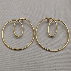 Gold-tone Gold-plated Pierced Earrings, Gold-tone Round Gold Plated Earrings, Gold-tone Gold-plated Plug Earrings, Gold-tone Gold Plated Plug Earrings, Matte Gold Metal Earrings For Formal Occasions, Yellow Gold Circle Earrings, Tarnish Resistant Round Metal Clip-on Earrings, Metal Plug Earrings With Plating As Gift, Metal Plug Earrings With Plating For Gift