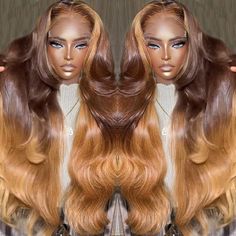 PRICES MAY VARY. 【13x6 Honey Blonde Wig Human Hair Material】:Honey Blonde Wig Human Hair,Blonde Wig Human Hair,Ash Blonde Wig Human Hair,Blonde Wig,Blonde Lace Front Wigs Human Hair,Wigs,250 Density 13x6 Lace Front Wigs Human Hair,100% Unprocessed Brazilian Virgin Human Hair Lace Front Wigs.The Hair Cut from Young Girl, Healthy And Vibrant,No Shedding No Tangle,Full And Thick, Natural And Healthy,Soft And Bouncy,No Chemical.Can Be Straightened,Bleached And Restyled As Your Own Hair. 【13X6 Lace F Ombre Body Wave Wig, Fall Wigs For Black Women, Dark Skin Blonde Hair, Honey Blonde Wig, Lace Wigs Styles, Ombre Lace Front Wig, Reverse Ombre, Ombre Lace Front, Wig Blonde