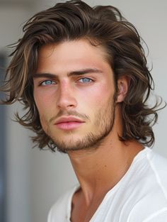 Explore 34 Trending Long Hairstyles for Men Featuring Best Curly, Wavy, and Straight Looks Men Haircut Semi Long, Men S Hairstyle Long, Haircuts For Men With Curly Hair Long, Mens Hairstyles Long Wavy, Best Long Hairstyles For Men, Jericho Aesthetic, Men's Long Hairstyles Straight, Men's Long Hairstyles Wavy, Brad Pitt Long Hair