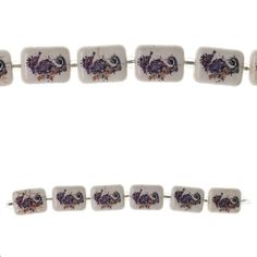 Buy the Bead Gallery® Seahorse Print Stone Beads, 20mm at Michaels. Use these Bead Gallery beads with silver-colored chains and matching gemstones to create a personalized bracelet. Use these Bead Gallery stone beads with silver-colored chains and matching gemstones to create a personalized bracelet. You can also use these seahorse-printed beads to make beautiful pendants or charms. Details:Multicolored, 20mm x 15mm bead size, 6 beads, 100% recycled turquoise stone | Bead Gallery® Seahorse Print Valentines Gift Card, Beautiful Pendants, Bead Landing, Howlite Stone, Pretty Beads, Personalized Bracelet, Michael Store, Semi Precious Beads, Purple Crystals