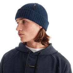 The versatile beanie that goes with anything. Made to lock in heat to keep your head warm and comfortable | On Studio Beanie in Navy. Cold weather, all-day wear, insulating Active Life, Travel. Performance All Day | Recycled Polyester Ribbed Knit Beanie, Running In Cold Weather, Active Life, Knit Beanie Hat, Beanie Hat, Knit Beanie, Beanie Hats, Warm Weather, Cold Weather