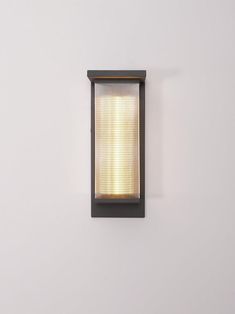 a light that is on the side of a wall